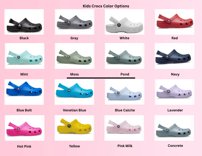 KIDS CUSTOM CROCS