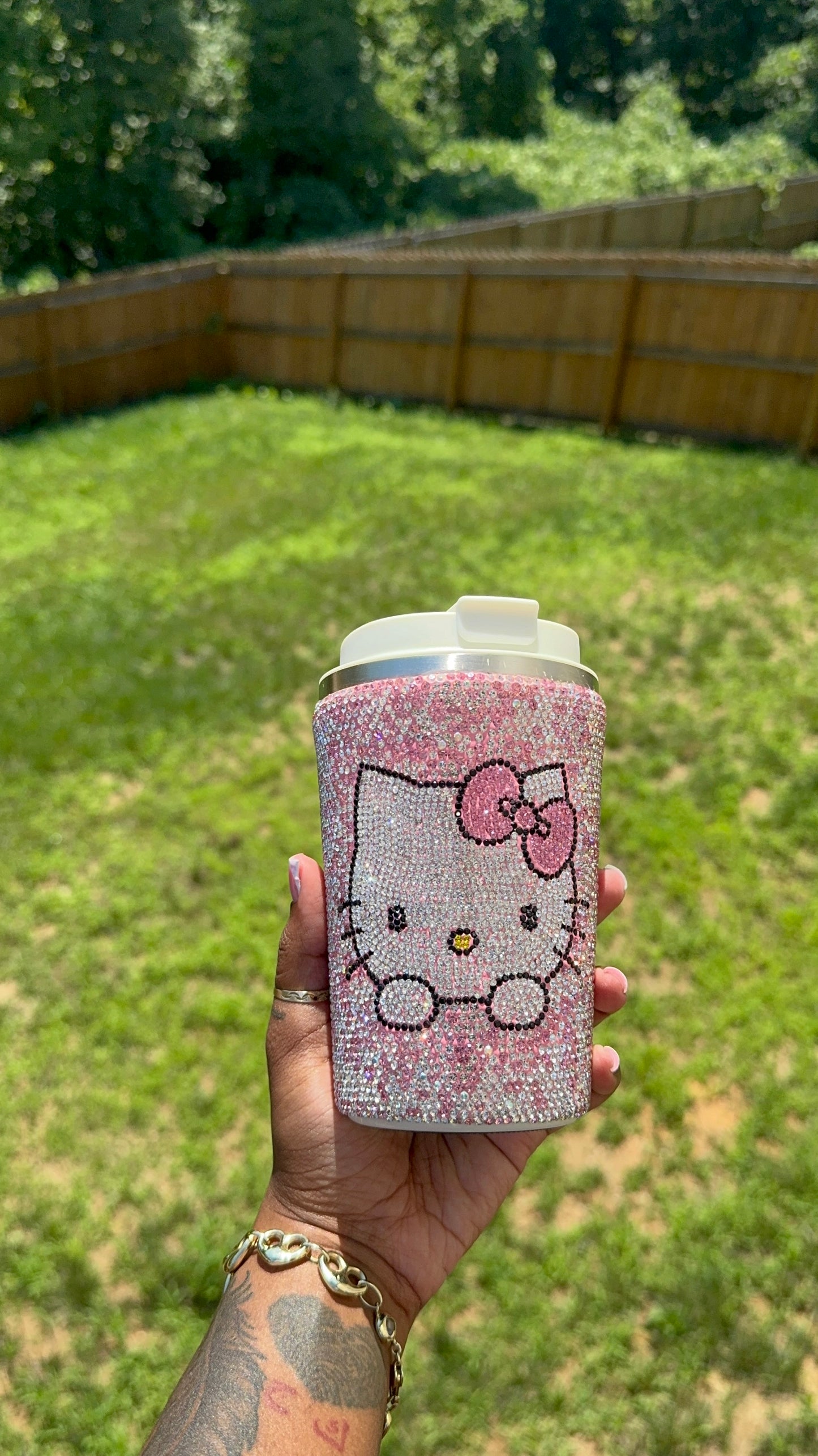 HK BLING LATTE CUP