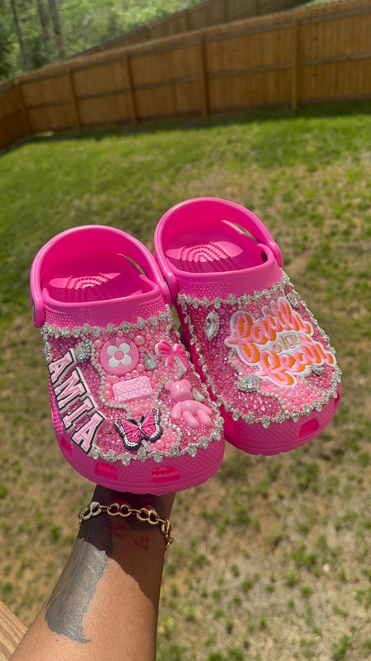 ADULT BLING CROCS