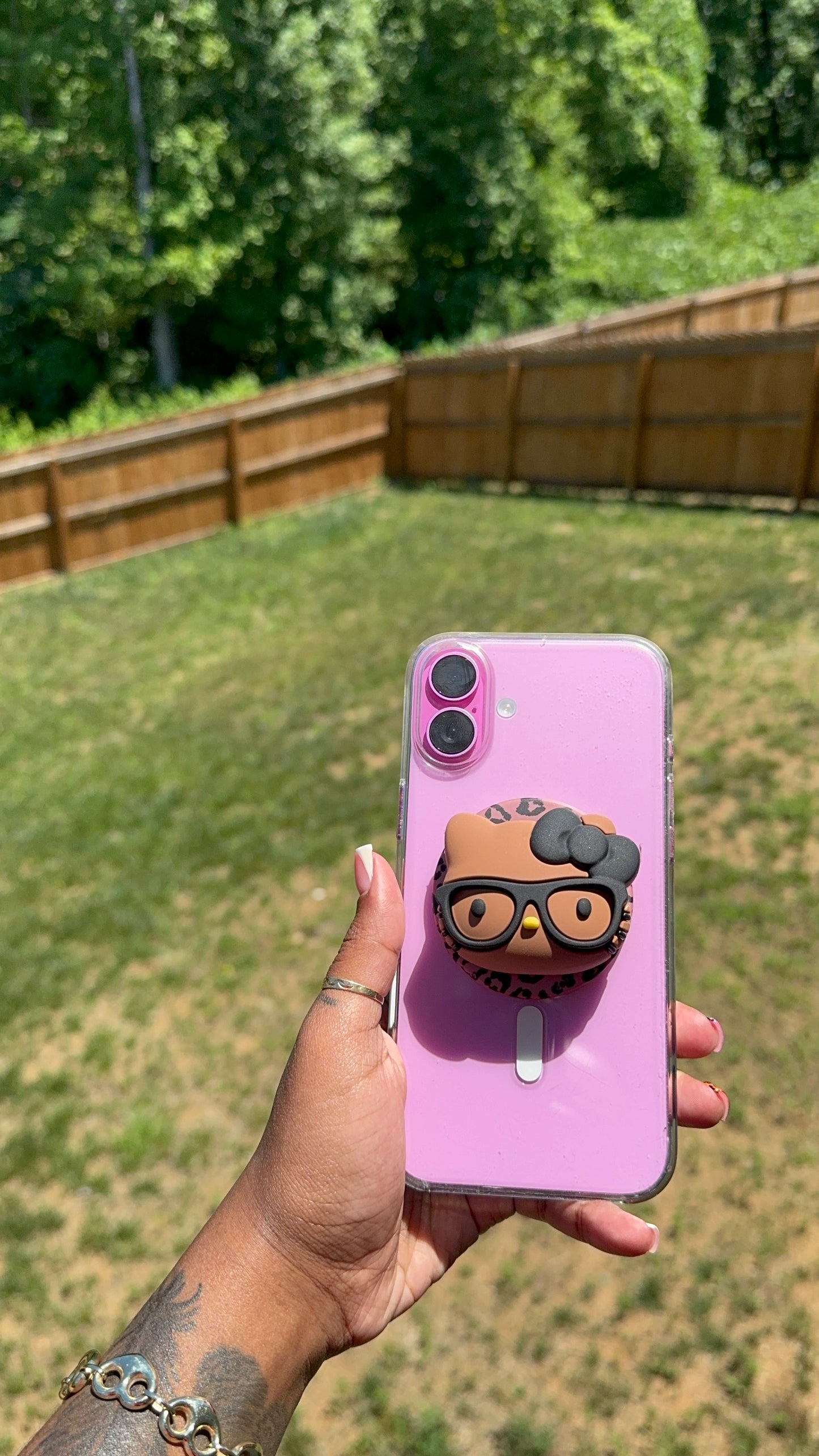 BLACK HELLO KITTY POP SOCKET