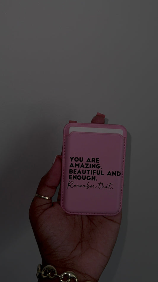 REMEMBER THAT CARD HOLDER