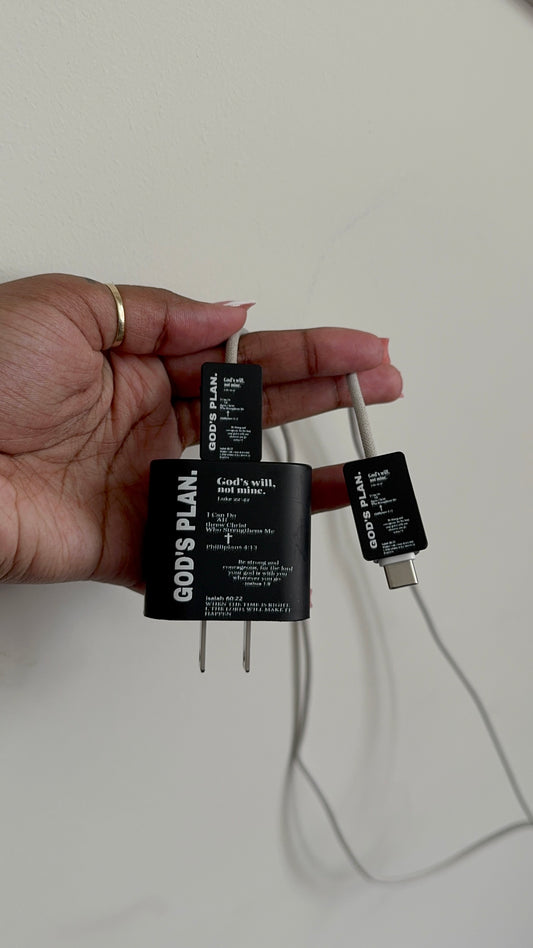 GOD’S PLAN CHARGER COVER