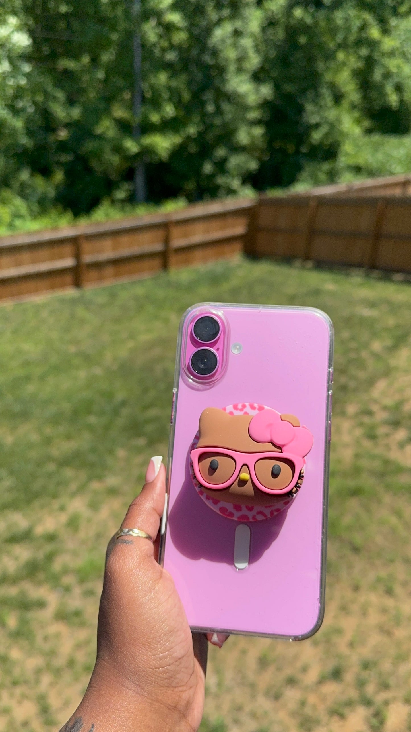ROSE HELLO KITTY POP SOCKET