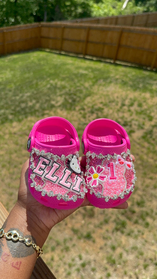 FREESTYLE KIDS BLING CROCS